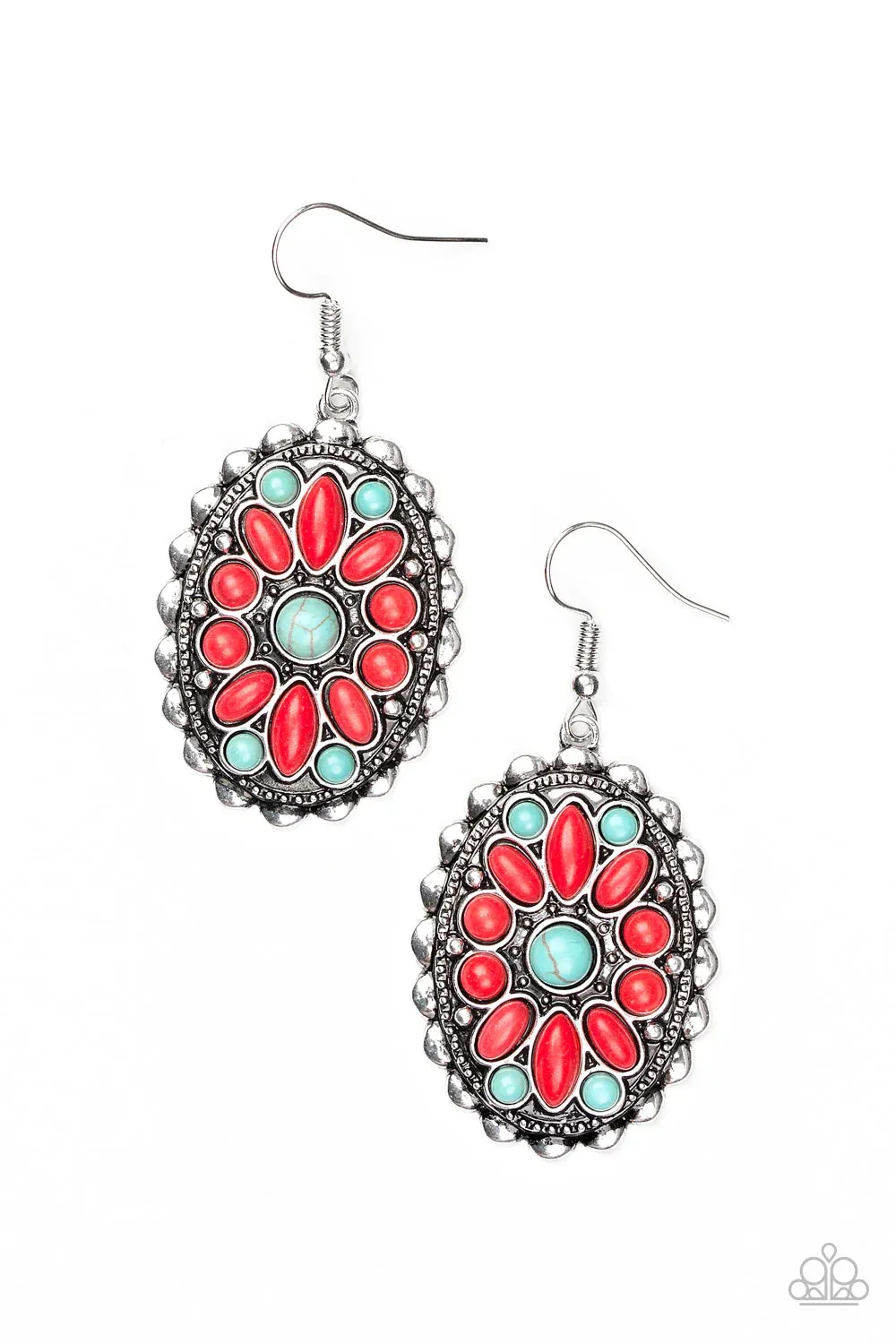 Paparazzi Earring ~ Prairie Poppy - Multi