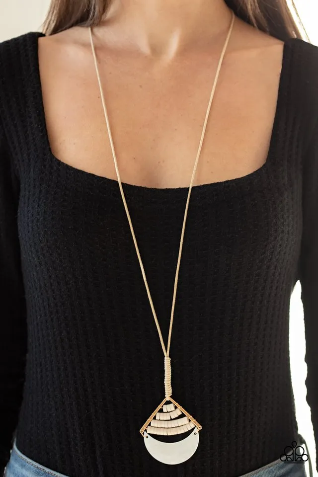 Paparazzi Necklace ~ Beach Beam - Gold