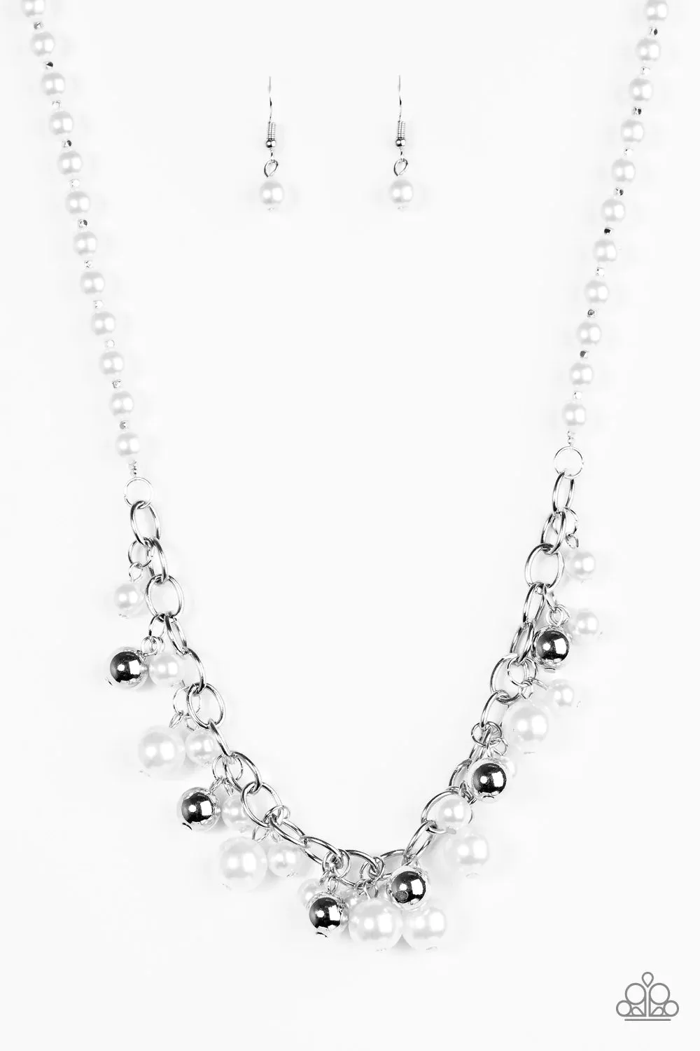 Paparazzi Necklace ~ Classically Celebrity - White