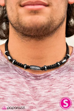 Paparazzi Necklace ~ Island Surf - Black