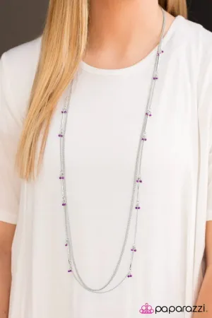 Paparazzi Necklace ~ One Girl Revolution - Purple