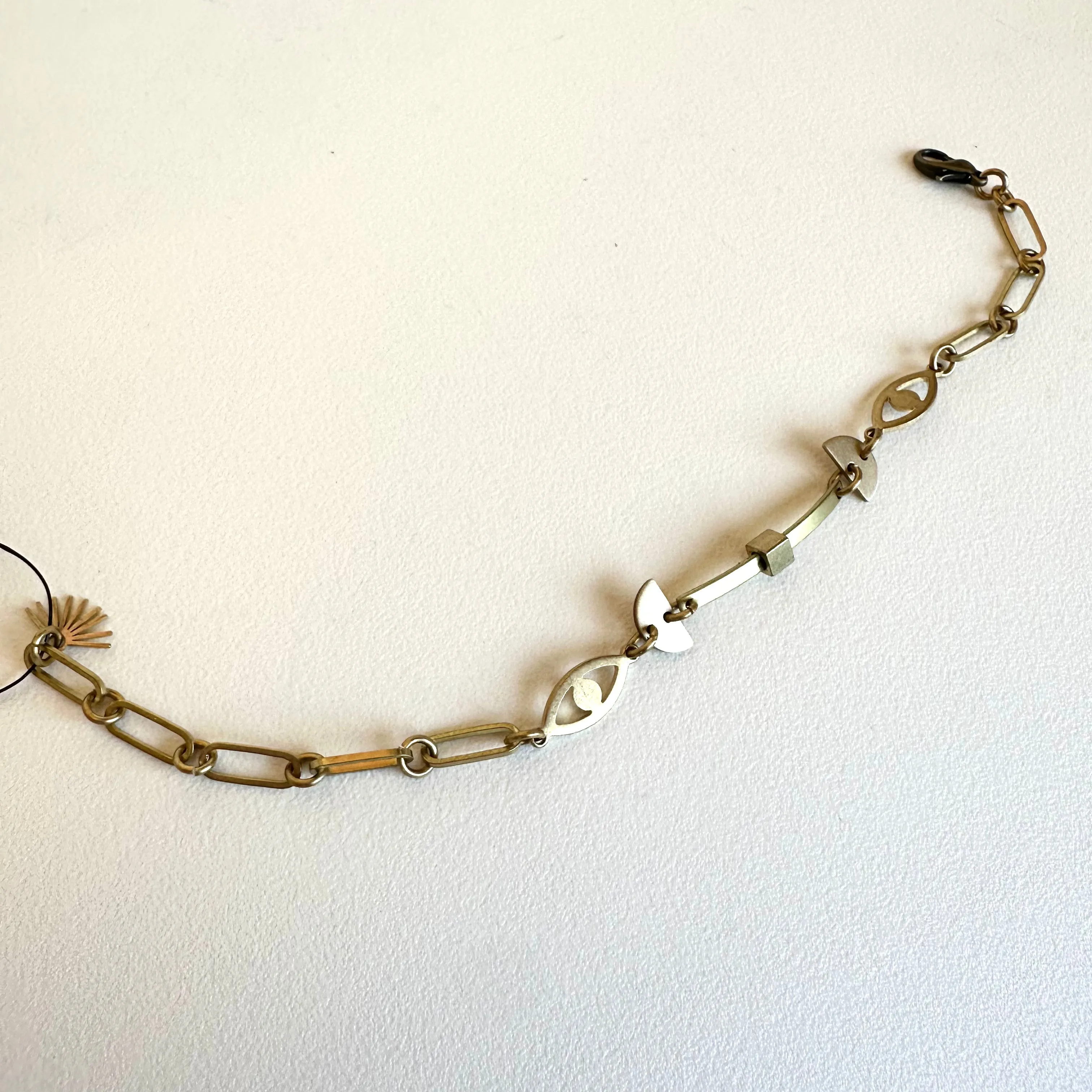 Permanent Baggage Mixed Link Bracelet