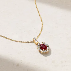 Petite Signature Ruby Pendant