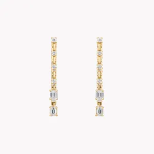 Pirouette Small Two-Strand Diamond Earrings