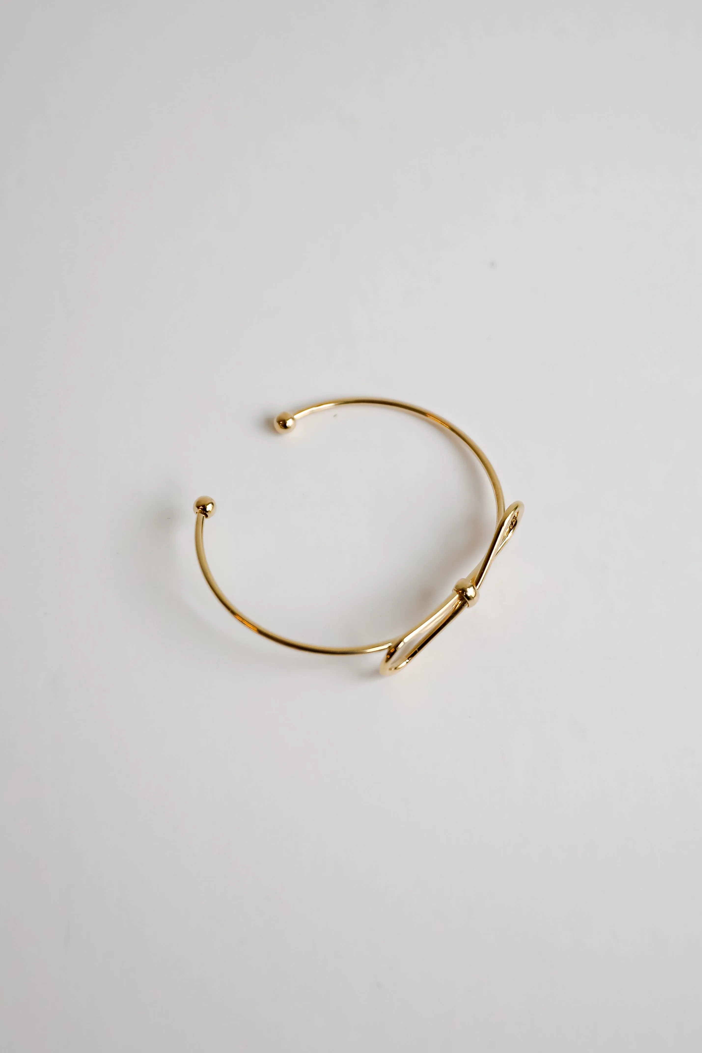 Remi Gold Bow Cuff Bracelet