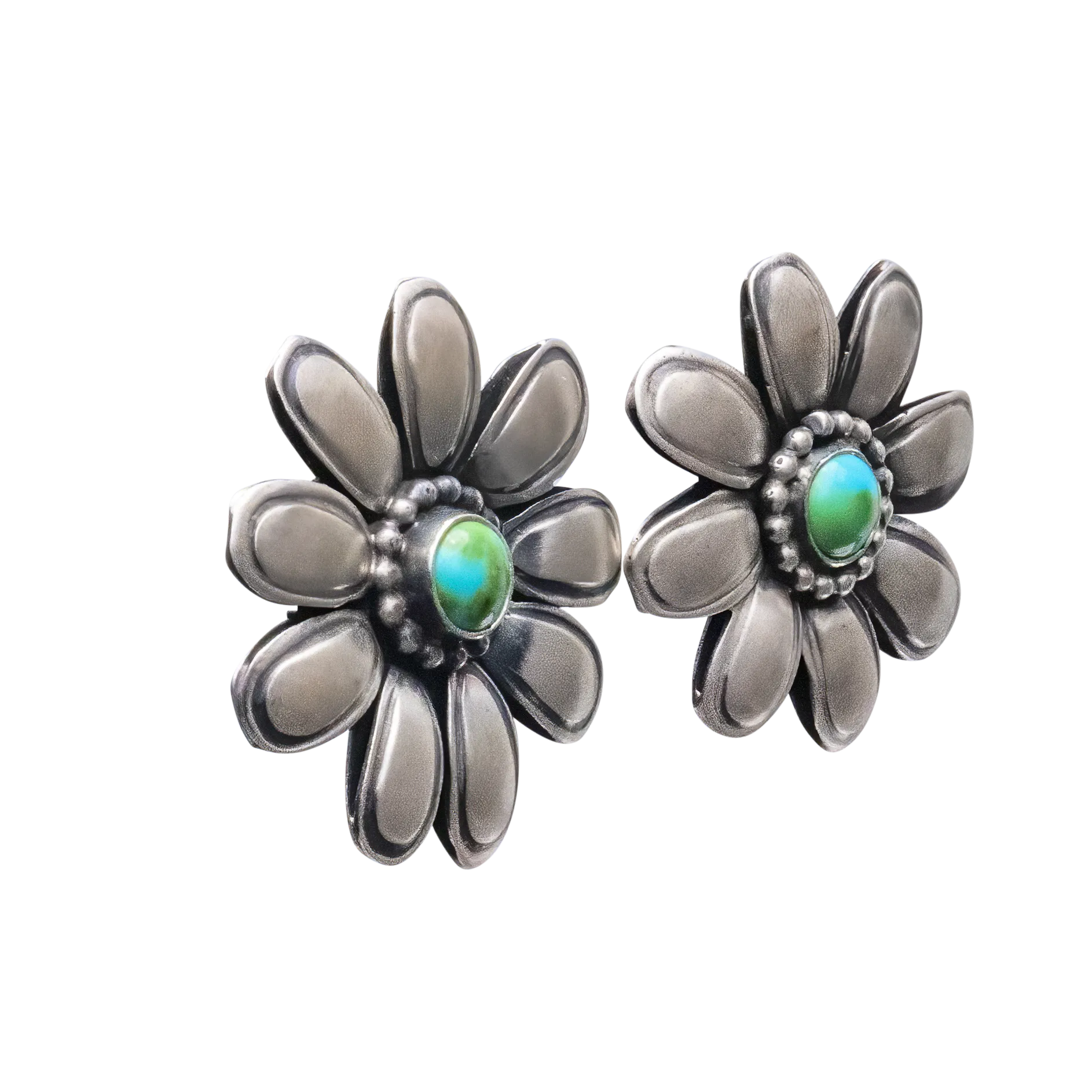 Sonoran Turquoise Flower Earrings | Paul Livingston