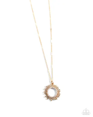 Sunburst Surprise - Gold Necklaces