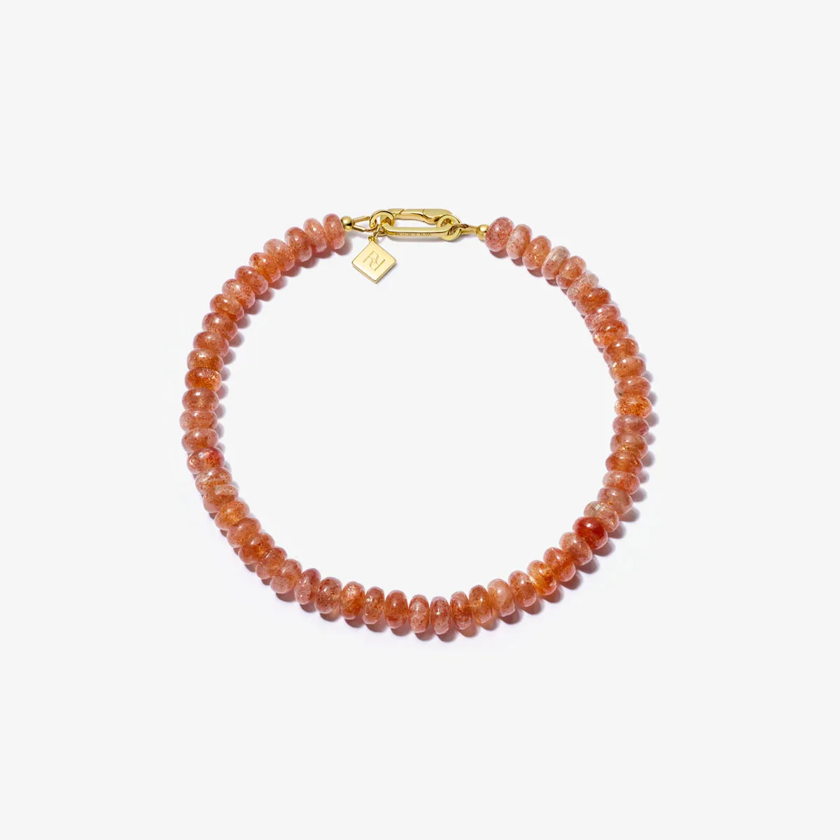 SUNSTONE CANDY BEADS ANKLET