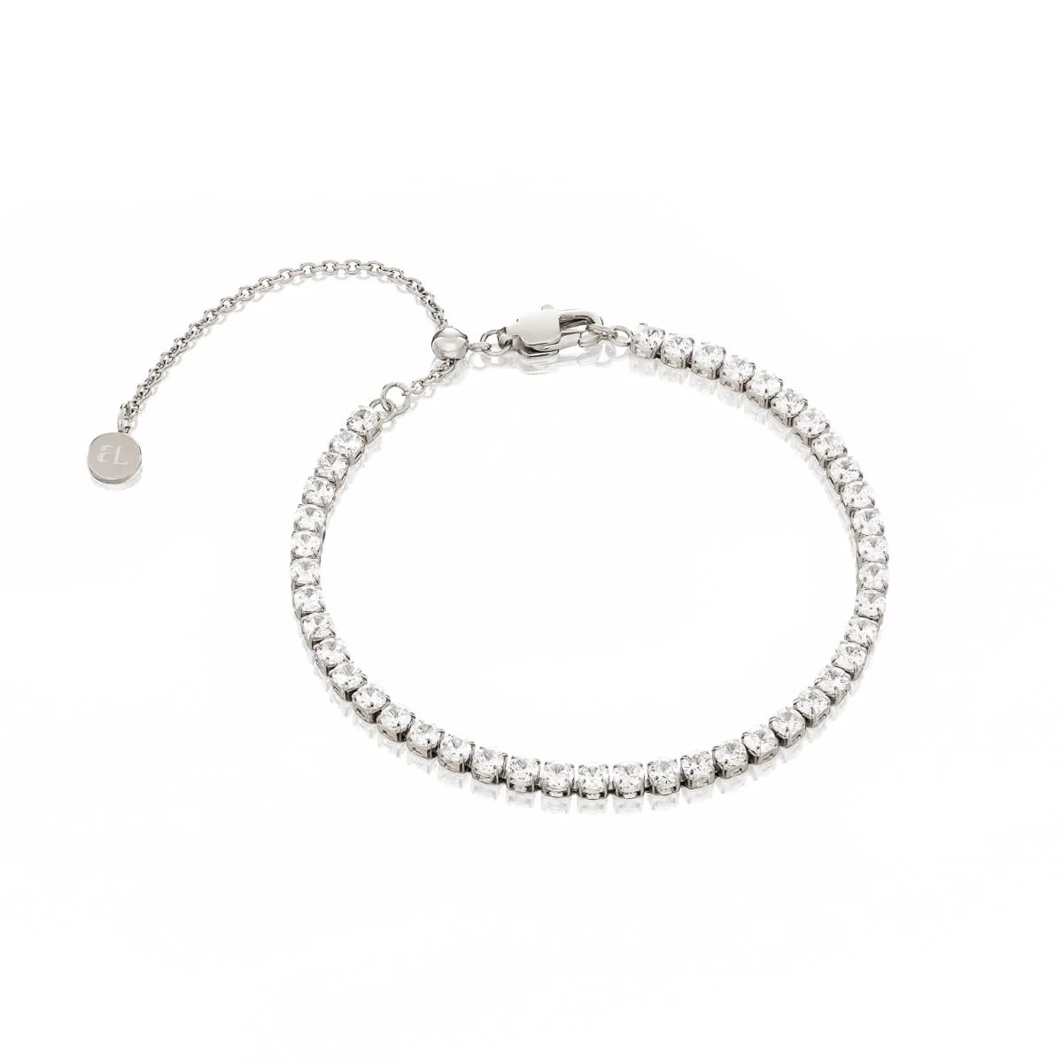 Tennis Bracelet (Silver)