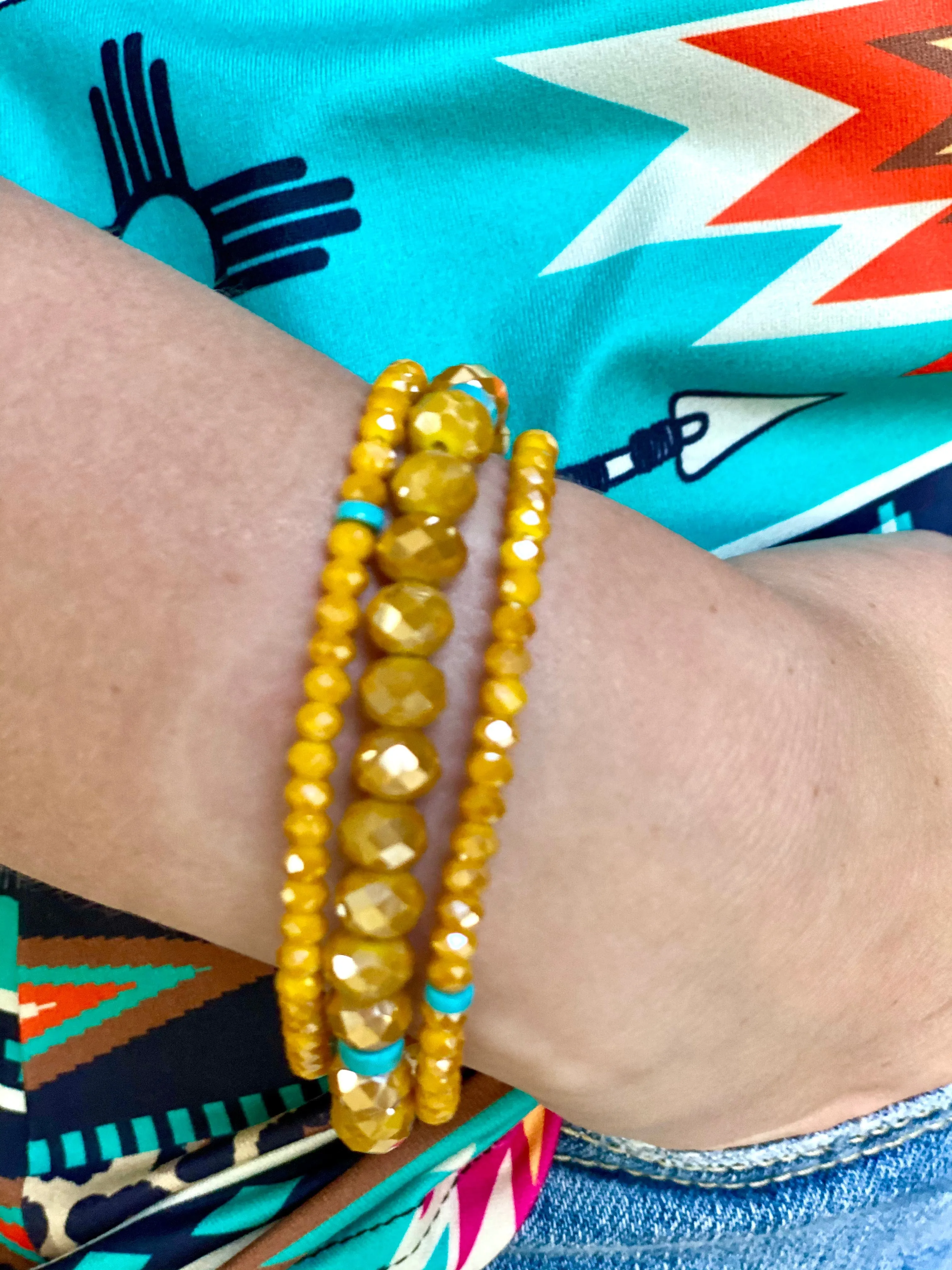 The Color Of The Southwest Stack Bracelet Set