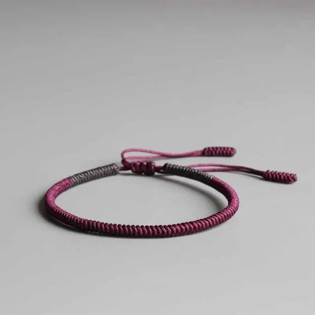 Tibetan Rope Handmade Lucky Knot Bracelet