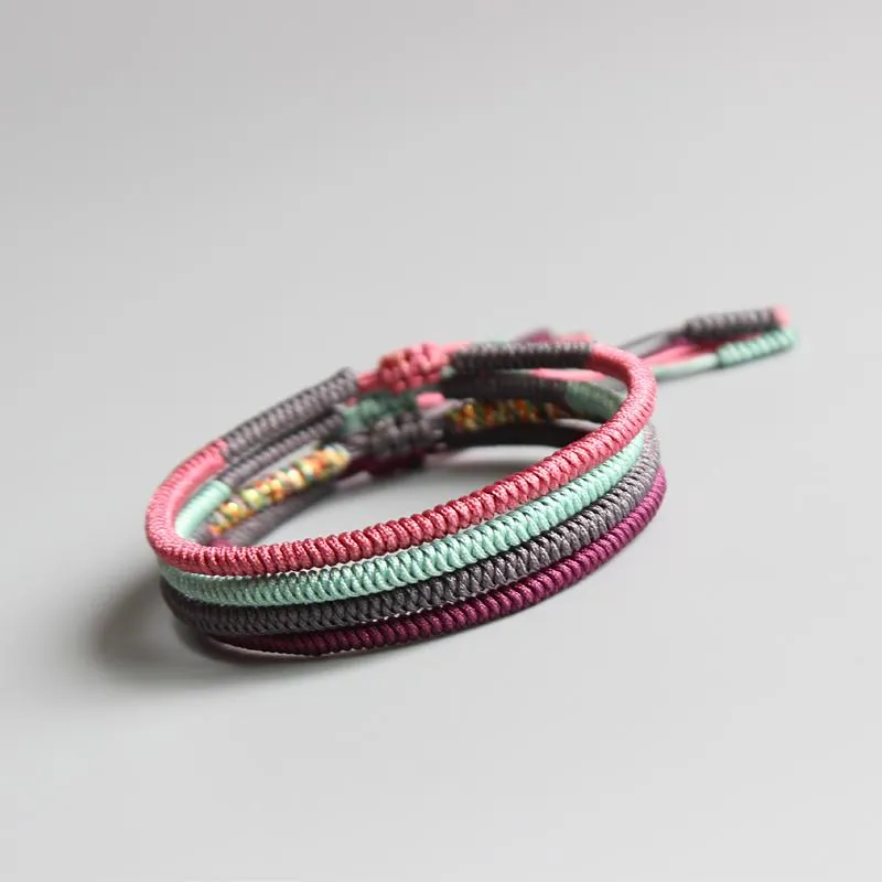 Tibetan Rope Handmade Lucky Knot Bracelet