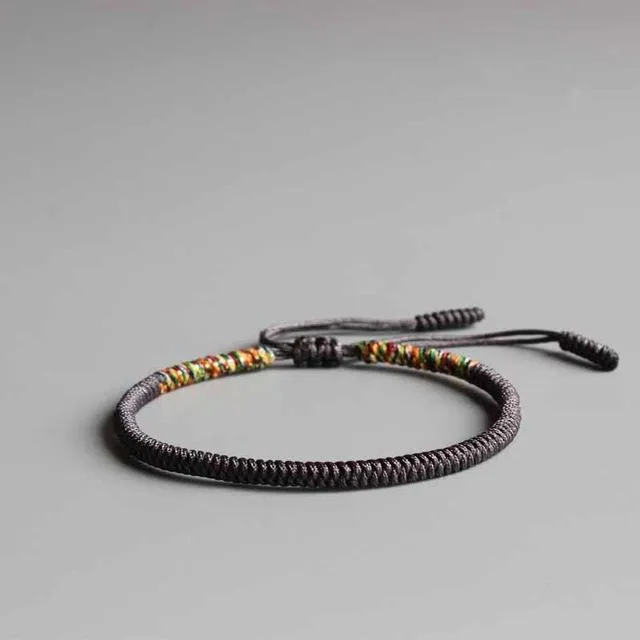 Tibetan Rope Handmade Lucky Knot Bracelet