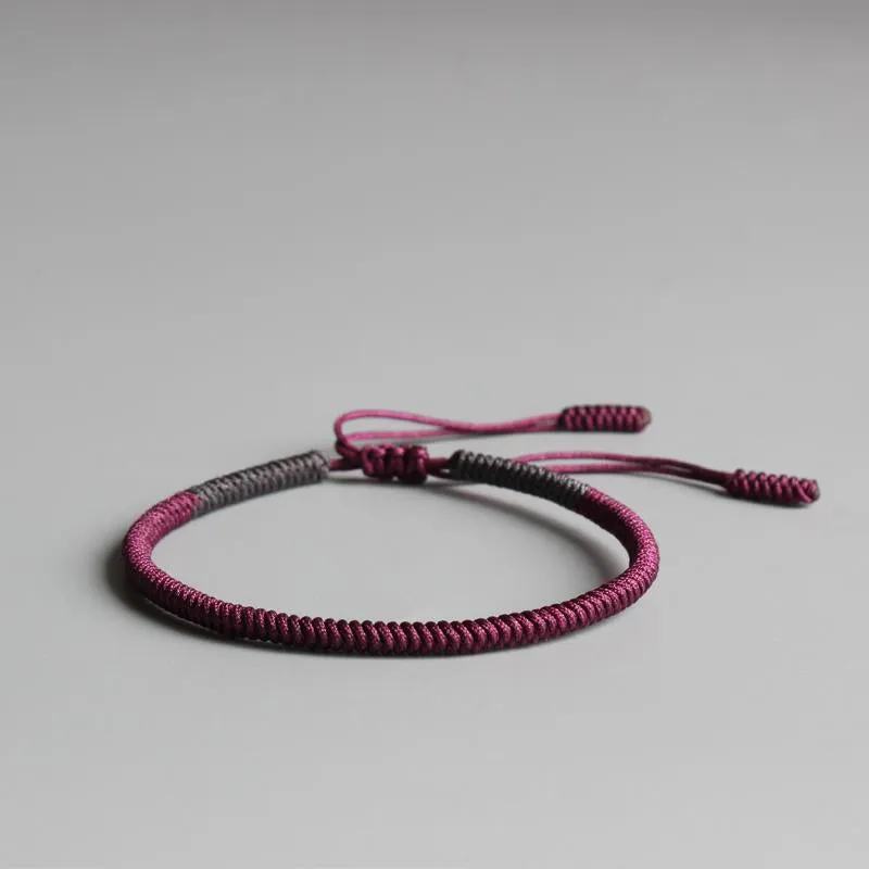 Tibetan Rope Handmade Lucky Knot Bracelet